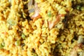 Paella Food Detail Tasty Snack Lunch Dish Cuisine