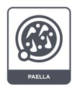 paella icon in trendy design style. paella icon isolated on white background. paella vector icon simple and modern flat symbol for Royalty Free Stock Photo