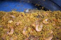 Paella in Nerja, a sleepy Spanish Holiday resort on the Costa Del Sol near Malaga, Andalucia, Spain, Europe Royalty Free Stock Photo