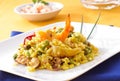 Paella, typical spanish dish