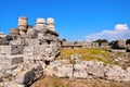 The ancient ruins Paestum Italy Royalty Free Stock Photo