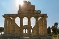 The old town of Paestum. Royalty Free Stock Photo