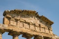 Paestum, originally Poseidon - Siberian colony. Ancient ancient city. The Temple of Athena is a monumental building with columns