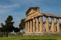 Paestum, originally Poseidon - Siberian colony. Ancient ancient city. The Temple of Athena is a monumental building with columns