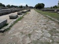 Paestum - Ancient Roman road
