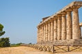 Paestum temple - Italy Royalty Free Stock Photo