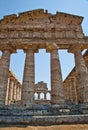 Paestum temple - Italy Royalty Free Stock Photo