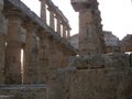 Paestum templi -Hera,Neptune, Athena- in Cilento, South Italy. centuries of Greek domination