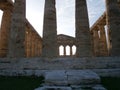 Paestum templi -Hera,Neptune, Athena- in Cilento, South Italy. centuries of Greek domination