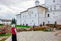 BOROVSK, RUSSIA - SEPTEMBER 2015: Pafnutyevo-Borovsky Monastery in the Kaluzhskiy region