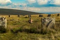 Pagan Ritual in a Stone Circle on Dartmoor Royalty Free Stock Photo