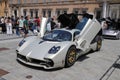 Pagani sports car parade for the company\'s 25th anniversary, June 2023, Modena, Italy