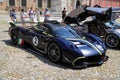 Pagani sports car parade for the company\'s 25th anniversary, June 2023, Modena, Italy