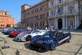 Pagani sports car parade for the company\'s 25th anniversary, June 2023, Modena, Italy