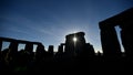 Pagans Mark the Autumn Equinox at Stonehenge Royalty Free Stock Photo