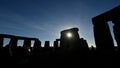 Pagans Mark the Autumn Equinox at Stonehenge Royalty Free Stock Photo