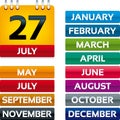 Page calendar Royalty Free Stock Photo