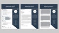 Personal 3 Page CV/Resume Design Template