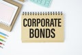 newspaper with words government bonds. Trading concept Royalty Free Stock Photo