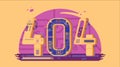 Page not found error 404 concept with robots and machinery.
