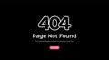 404 Page not found error. Vector layout template Royalty Free Stock Photo