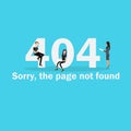 404 page not found illustration of internet disconnect page failed network server down
