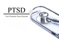 Page with PTSD - post traumatic stress disorder. War veteran men