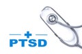 Page with PTSD - post traumatic stress disorder. War veteran men