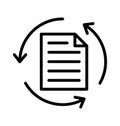 Page refresh Isolated Vector Icon which can easily modify or edit