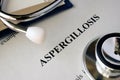 Page with title aspergillosis.