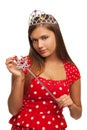 The pageant queen Royalty Free Stock Photo