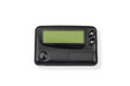 A pager or a beeper ,One way pagers can only receive messages on white background.Isolated Royalty Free Stock Photo