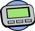 pager or beeper vector illustration