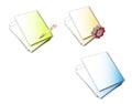 Pages icon Royalty Free Stock Photo