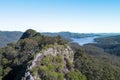 Pages Pinnacle aerial view with Hinze Dam in the background