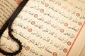 Pages verses from the holy book of islam religion quran, kuran and chapters