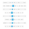 Pagination bar set