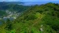 Pago Pago Landscape from above the Island