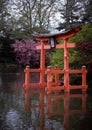 Pagoda, Brooklyn Botanic Garden Royalty Free Stock Photo