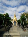 Pagoda Buddha at watpaphukon Royalty Free Stock Photo