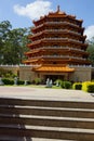 Pagoda at a buddhist temple Royalty Free Stock Photo