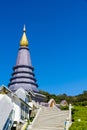 Pagoda in Chaingmai Royalty Free Stock Photo