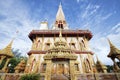 Pagoda in Chaitharam Wat Chalong Temple, Phuket, Thailand