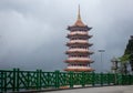 The pagoda of Chin Swee Caves Temple in Genting Highlands, Pahang, Malaysia Royalty Free Stock Photo