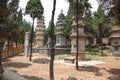 The Pagoda Forest at the Temple in Shao Lin, located in XiAn Chi Royalty Free Stock Photo