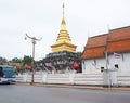 Pagoda gold in travel thailand