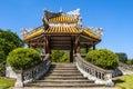 A pagoda in the grounds at the Imperial City of Hue, Vietnam Royalty Free Stock Photo