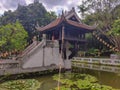 HANOI Ha Noi, VIETNAM -July 23 2019: Pagoda in the Ho Chi Minh mausoleum complex in Hanoi city. Ho Chi Minh was a key figure in Royalty Free Stock Photo