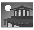 Pagoda illustration