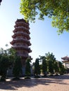 The Pagoda in The Imperial City is the former capital of Vietnam Royalty Free Stock Photo